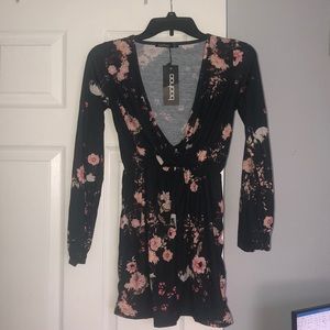 Mini floral dress